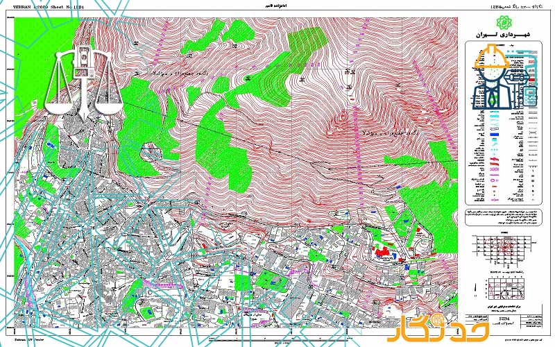 تهيه و توليد نقشه های 1/2000 شهرداری تهران