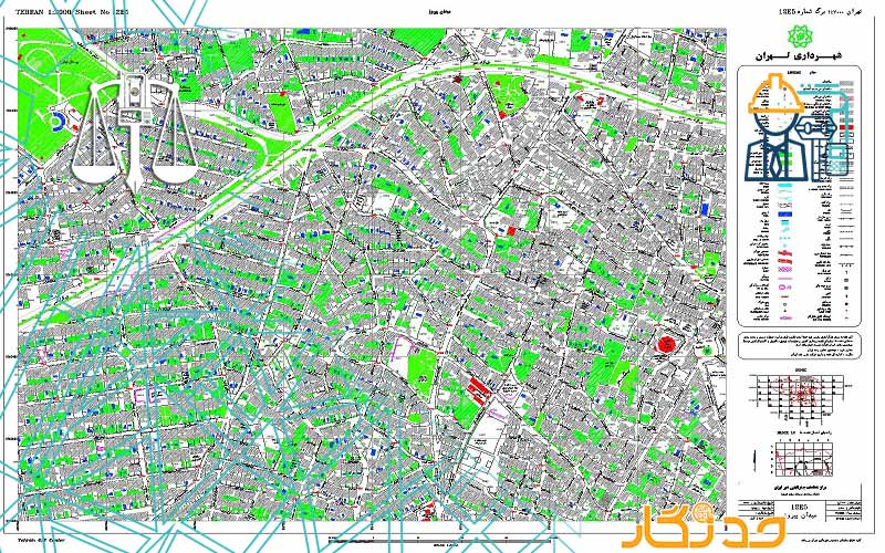 فرمت تهیه نقشه 2000 شهرداری