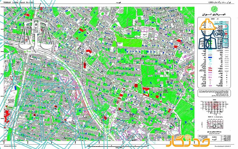هزینه تهیه نقشه 2000 یک دو هزارم