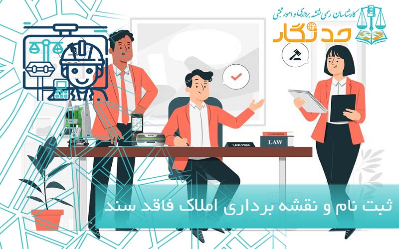 ثبت نام و نقشه برداری املاک فاقد سند