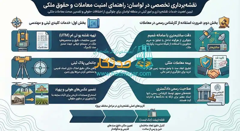 نقشه‌ برداری در لواسان