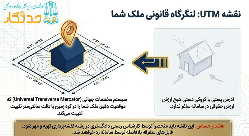 نقشه یو تی ام سامانه ساغر