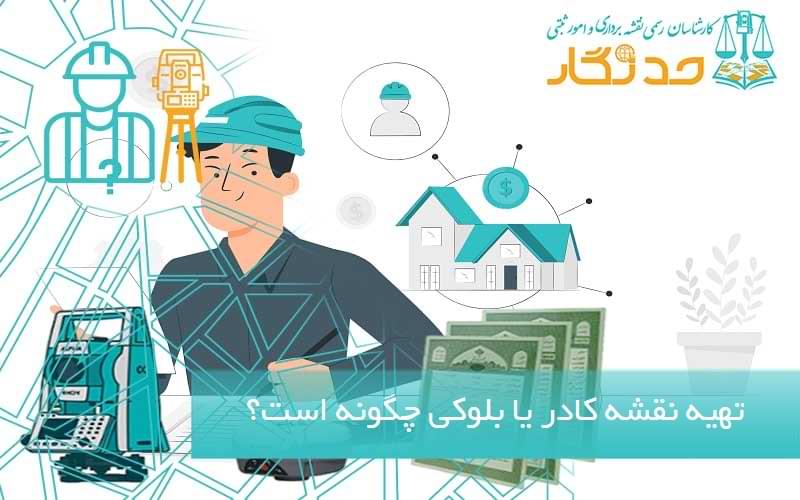 تهیه نقشه کادر یا بلوکی چگونه است؟