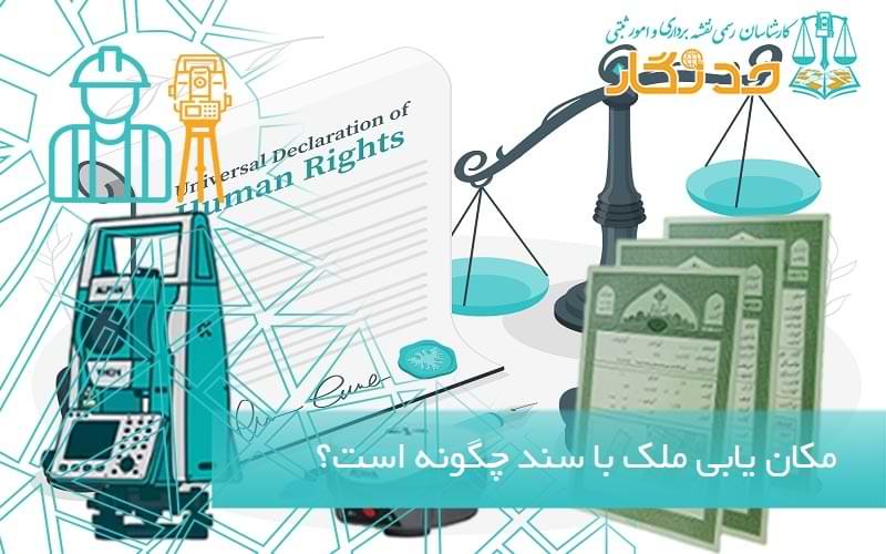 مکان يابی ملک با سند چگونه است؟
