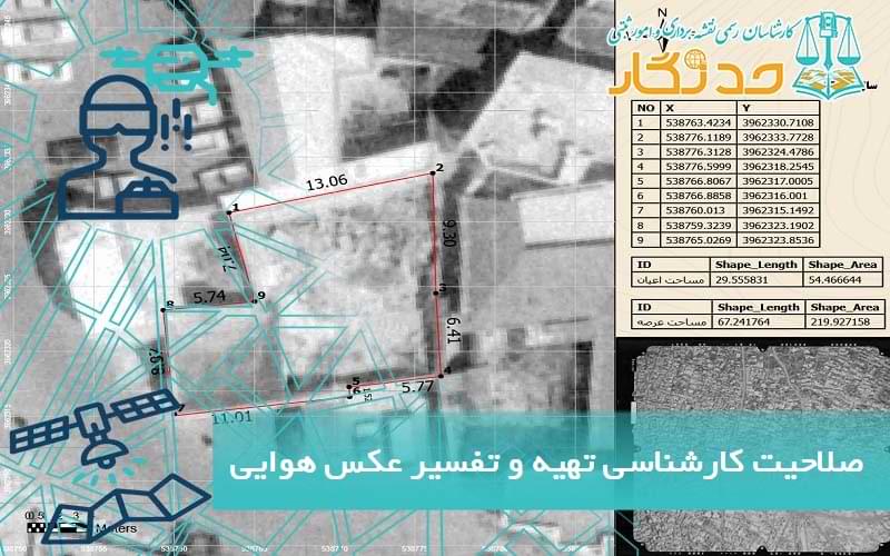 صلاحیت کارشناسی تهیه و تفسیر عکس هوایی