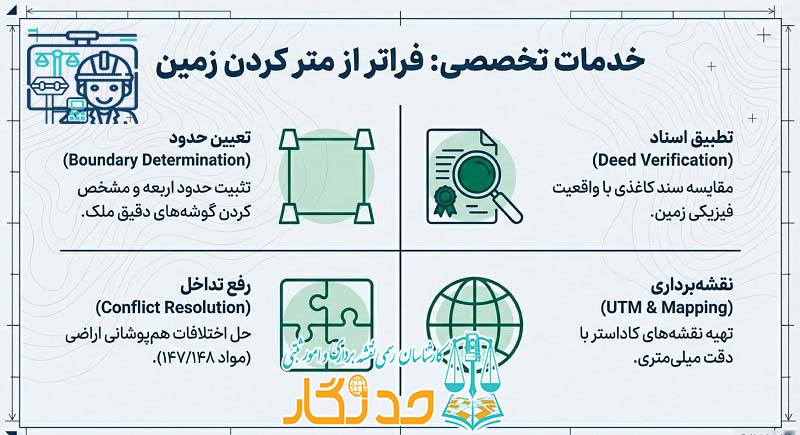 کارشناس رسمی نقشه برداری و امور ثبتی
