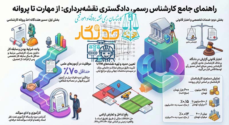 کارشناس رسمی دادگستری رشته نقشه برداری و اطلاعات مکانی