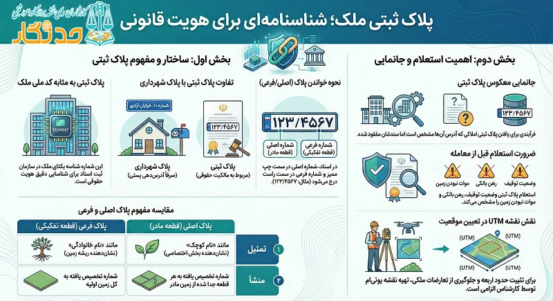 جانمایی سند توسط پلاک ثبتی