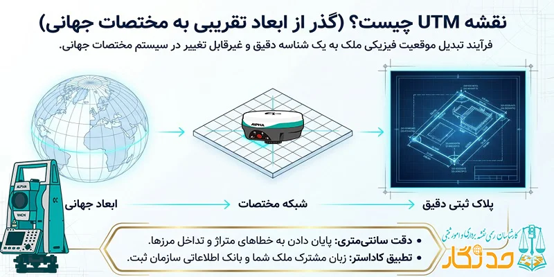 تهیه نقشه یو تی ام UTM چیست