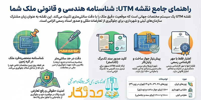 راهنمای جامع تهیه نقشه UTM
