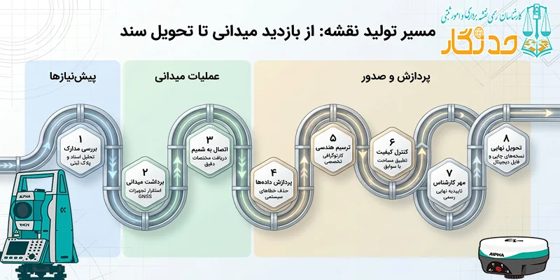 مراحل تهیه نقشه UTM