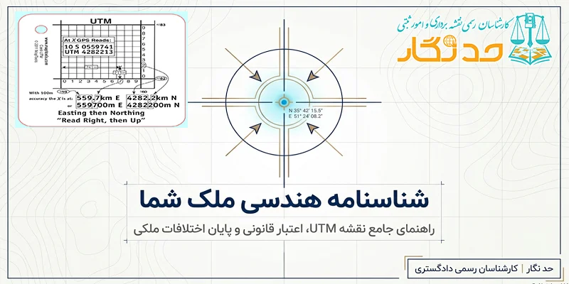 نقشه UTM یو تی ام ملک