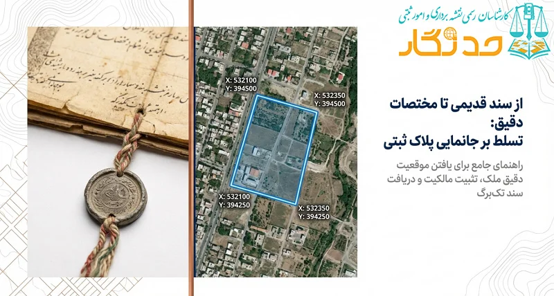 نقشه جانمایی برای سند شاهنشاهی (سند قدیمی)