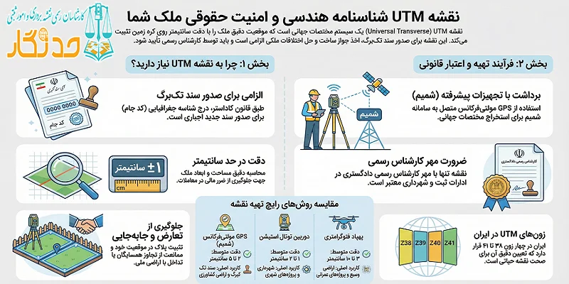 نقشه یو تی ام چیست؟