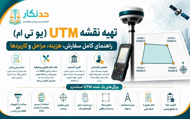 نقشه UTM (یو تی ام) چیست؟ چگونه تهیه کنیم؟