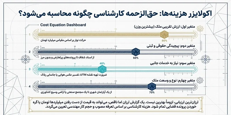 هزینه ارزیابی ملک چگونه محاسبه می‌شود؟