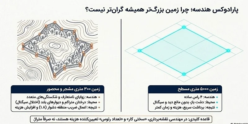 هزینه نقشه UTM