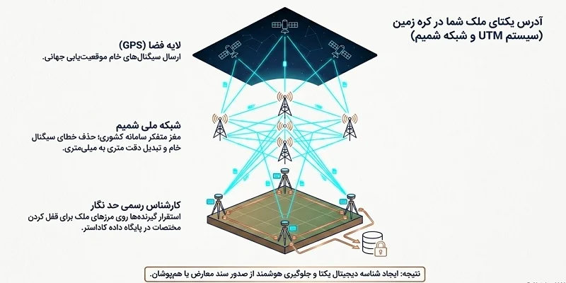 هزینه نقشه UTM برای انواع خدمات ثبتی