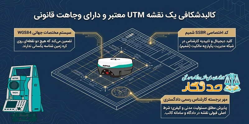 استاندارد های نقشه یو تی ام معتبر
