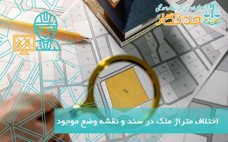 اختلاف متراژ ملک در سند و نقشه وضع موجود