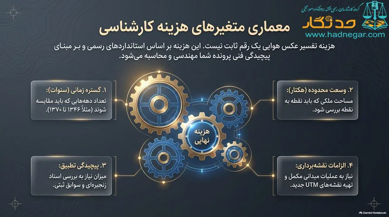 هزینه تفسیر عکس هوایی توسط کارشناس رسمی