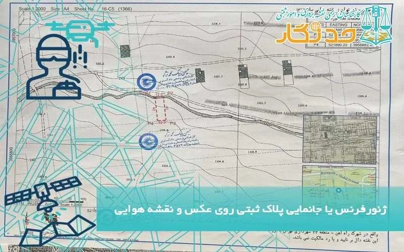 ژئورفرنس یا زمین‌ مرجع کردن عکس هوایی